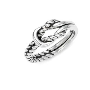 NWOT Effy sterling silver knot unisex designer ring
